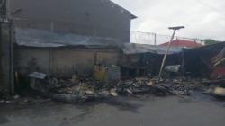 Kebakaran Disertai Ledakan di Purwokerto, 2 Kios Hancur<