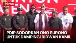 PDIP Jabar Siapkan Duet Ridwan Kamil dan Ono Surono untuk Pilgub