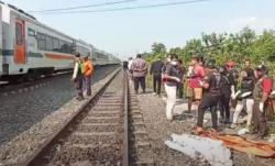 Duduk di Atas Rel, Pria di Kendal Hancur Tertabrak KA Argo Bromo Anggrek