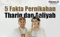 Infografis 5 Fakta Pernikahan Thariq Halilintar dan Aaliyah Massaid