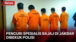 Komplotan Spesialis Pencuri Bajaj di Jakbar Terbongkar, Polisi Tangkap 5 Pelaku
