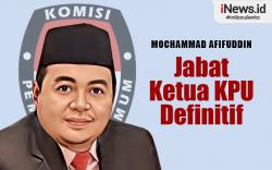 Infografis Mochammad Afifuddin Ditetapkan Jadi Ketua KPU Definitif