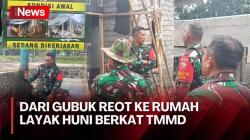 Senyum Buruh Tani di Lombok Timur, Dapat Bantuan Bedah Rumah dari TNI