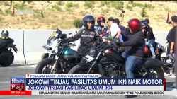 Jokowi Resmikan Jembatan Pulau Balang, Ajak Raffi Ahmad Cs Naik Motor di IKN