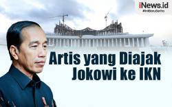 Infografis Deretan Artis yang Diajak Jokowi ke IKN