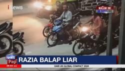Detik-Detik Pelaku Balap Liar di Jombang Tabrak Polisi