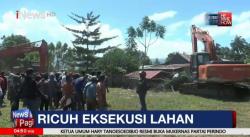Eksekusi Lahan di Pinrang Berakhir Ricuh 