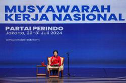 Momen Pidato Kebangsaan Megawati Soekarnoputri pada Mukernas Partai Perindo