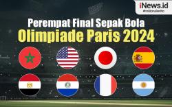 Infografis Jadwal Perempat Final Sepak Bola Olimpiade Paris 2024