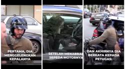 Viral Seorang Perempuan Tabrak Motor Keanu Reeves, Pelaku Panik Mengunci Diri di Mobil
