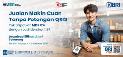 Nikmati Transaksi QRIS Tanpa Biaya di BRI Merchant, Ini Caranya!