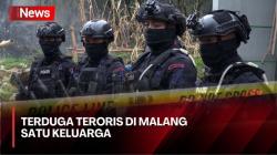 Densus 88 Gerebek Rumah Sekeluarga Terduga Teroris Asal Jakarta di Malang