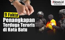 Infografis 9 Fakta Penangkapan Terduga Teroris di Kota Batu