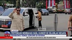 Menghadap Jokowi, Prabowo  Lapor Terkait Kunjungan ke Eropa