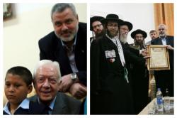 Foto Lama Ungkap Sosok Ismail Haniyeh, Berteman dengan Yahudi Ultra-Ortodoks dan Jimmy Carter