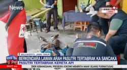 Pasutri di Mojokerto tertabrak KA Sancaka, Korban Alami Patah Tangan dan Pinggang