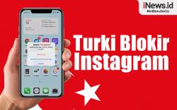 Infografis Turki Blokir Instagram karena Sering Hapus Pesan Belasungkawa untuk Haniyeh