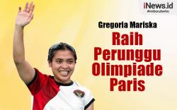 Infografis Gregoria Raih Perunggu Olimpiade Paris 2024 