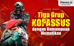 Infografis Daftar 3 Grup Kopassus dengan Kemampuan yang Mematikan