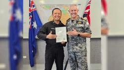 Keren! 2 Perwira TNI AL Tuntaskan CRF di Australia, Latihan Selamatkan Kapal Selam