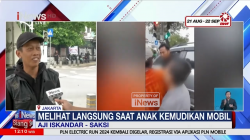 Kesaksian Warga soal Bocah Bawa Kabur Mobil dan Tabrak Trotoar di Kemang