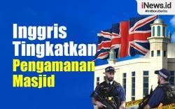Infografis Inggris Rusuh, Pemerintah Tingkatkan Pengamanan Masjid-Masjid