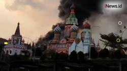 Kebakaran Hebat Landa Tempat Wisata di Bandungan Semarang