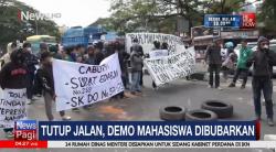 Macet Puluhan Kilometer, Demo Mahasiswa di Makassar Dibubarkan Petugas