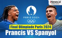 Infografis Prancis Tantang Spanyol di Partai Final Olimpiade Paris 2024
