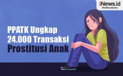 Infografis PPATK Ungkap 24.000 Transaksi Prostitusi Anak