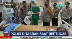 Detik-Detik Polisi Satlantas Kritis usai Ditabrak Pengemudi Mobil saat Bertugas 