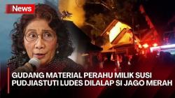 Eks Menteri Susi Pudjiastuti Terkena Musibah, Gudang Kayu dan Material Perahunya di Pangandaran Kebakaran