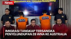 Bayar Rp65 Juta per Orang, Imigrasi Tahan 2 WNI Tersangka Penyelundupan 28 WNA ke Australia