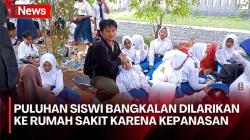 Kepanasan, Puluhan Siswi Pingsan dalam Lomba Gerak Jalan Agustusan di Bangkalan