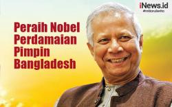 Infografis Peraih Nobel Perdamaian Dilantik sebagai Pemimpin Bangladesh Sementara