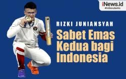 Infografis Lifter Rizki Juniansyah Raih Emas Kedua untuk Indonesia