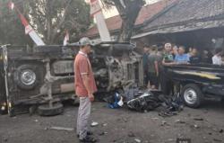 Kecelakaan Maut Pikap Tabrak Motor di Cianjur, Ibu-Anak Tewas