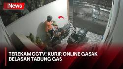 Kenakan Jaket Kurir Online, Pria Gasak 12 Tabung Gas LPG di Makassar