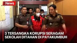 3 Tersangka Dugaan Korupsi Seragam Sekolah Ditahan Kejari Payakumbuh, Rugikan Negara Rp1 Miliar