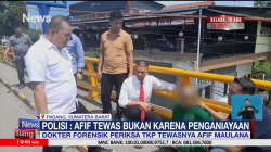 Dokter Forensik Periksa TKP Kematian Afif Maulana di Jembatan Kuranji Padang