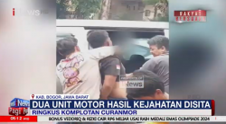 Polisi Gerebek Tempat Persembunyian Sindikat Curanmor di Cileungsi, Bogor