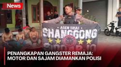 Polisi Tangkap 16 Anggota Gangster Samgong Sidoarjo, 13 Orang Masih di Bawah Umur