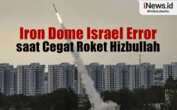 Infografis Rudal Iron Dome Israel Error saat Cegat Roket Hizbullah