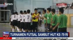 Sambut HUT ke-79 RI, Polda NTT Gelar Turnamen Futsal di Wilayah Perbatasan