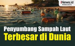 Infografis Indonesia jadi Penyumbang Sampah Laut Terbesar di Dunia