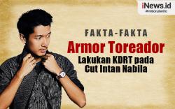 Infografis Fakta-Fakta Armor Toreador Lakukan KDRT pada Cut Intan Nabila