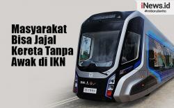 Infografis Masyarakat Bisa Ikut Jajal Kereta Tanpa Awak di IKN