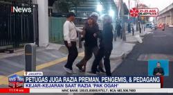 Aksi Kejar-kejaran saat Razia Preman di Pulo Gadung