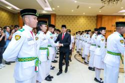 Wakil Bupati Suiasa Kukuhkan Paskibra Kabupaten Badung 2024