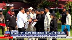 Jokowi Serahkan Bonus Rp6 Miliar Untuk Peraih Emas Olimpiade Paris
